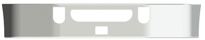 BUMPER FOR MACK CXU SERIES SETBACK AXLE 2008-2022 & ANTHEM SETBACK AXLE 2017-2022 16" SETBACK AXLE CHROME