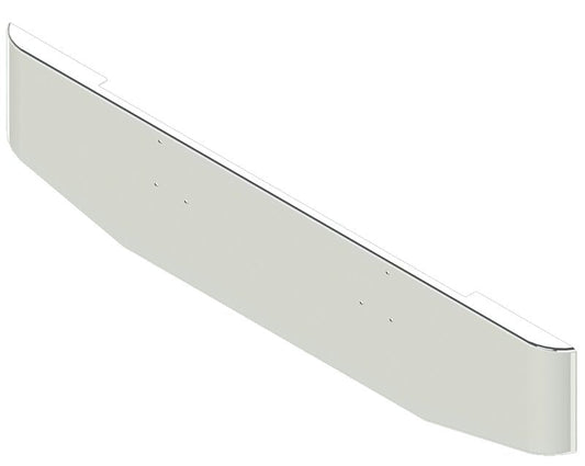 BUMPER FOR PETERBILT 379, 378, 357 1987-2007 20" TAPER HAND FORM CHROME WITH MOUNTING HOLES ONLY