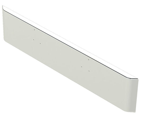 BUMPER FOR PETERBILT 379, 378, 357 1987-2007 20" SQUARE ROLLED END CHROME WITH MOUNTING HOLES ONLY