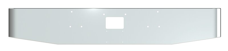 BUMPER FOR PETERBILT 379, 378, 357 1987-2007 WITH TOW HOLE AND LICENSE PLATE HOLES