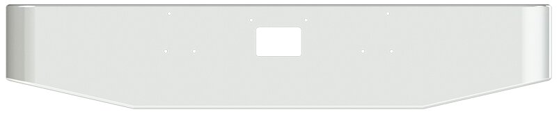 BUMPER FOR PETERBILT 379, 378, 357 1987-2007 18" TAPER HAND FORM CHROME WITH TOW HOLE