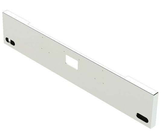 BUMPER FOR PETERBILT 379, 378, 357 1987-2007 18" BOXED END CHROME WITH TOW HOLE AND 2 OVAL HOLES