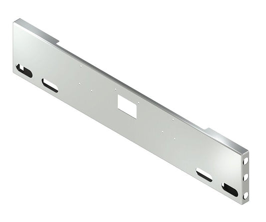 BUMPER FOR PETERBILT 379, 378, 357 1987-2007 18" BOXED END CHROME WITH TOW HOLE AND 4 OVAL HOLES