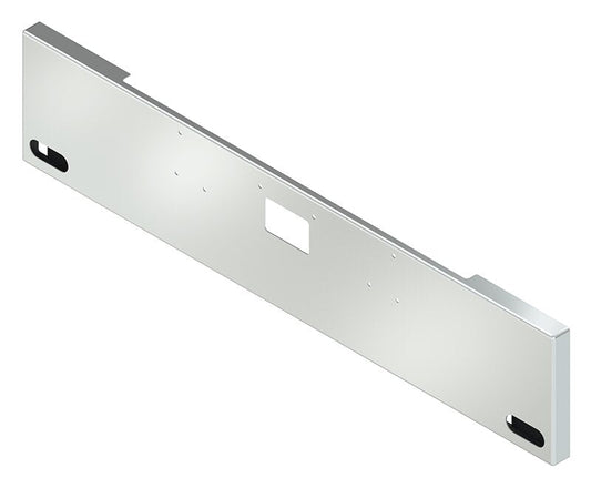 BUMPER FOR PETERBILT 379, 378, 357 1987-2007 20" BOXED END CHROME WITH TOW HOLE AND 2 OVAL HOLES