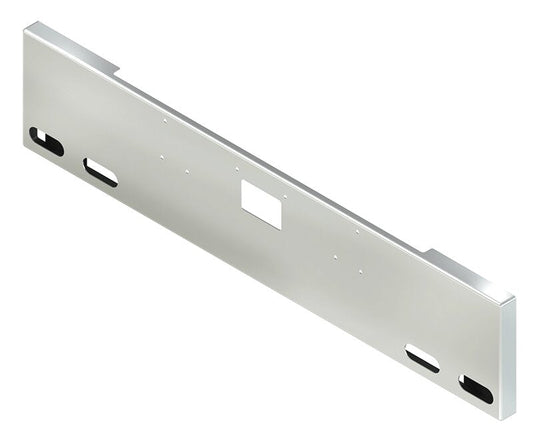 BUMPER FOR PETERBILT 379, 378, 357 1987-2007 20" BOXED END CHROME WITH TOW HOLE AND 4 OVAL HOLES