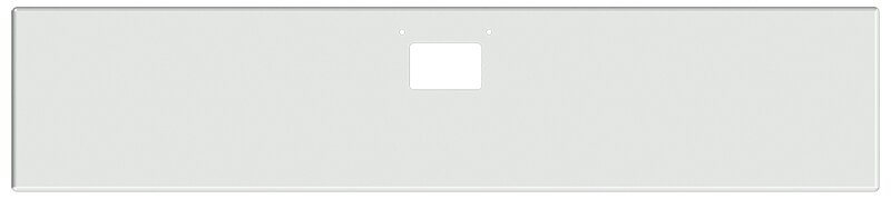 BUMPER FOR PETERBILT 379, 378, 357 1987-2007 20" BOXED END CHROME WITH 379 STYLE LICENCE PLATE HANGER BOLTS & TOW HOLE & NO MOUNTING HOLES AND WITH UNIVERSAL BRACKETS THAT FIT CB, CQ, FD, FE ,HA, HC, GO