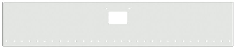 BUMPER FOR PETERBILT 379, 378, 357 1987-2007 18" AMERICAN EAGLE BOXED END WITH 8" EARS CHROME WITH 379 STYLE LICENCE PLATE HANGER BOLTS & TOW HOLE & NO MOUNTING HOLES AND WITH UNIVERSAL BRACKETS THAT FIT CB, CQ, FD, FE ,HA, HC, GO, LIGHT HOLES