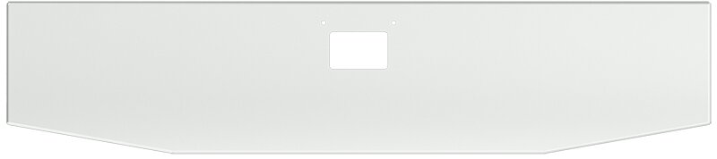 BUMPER FOR PETERBILT 379, 378, 357 1987-2007 20" BOXED END TAPER CHROME WITH 379 STYLE LICENCE PLATE HANGER BOLTS & TOW HOLE & NO MOUNTING HOLES AND WITH UNIVERSAL BRACKETS THAT FIT CB, CQ, FD, FE ,HA, HC, GO