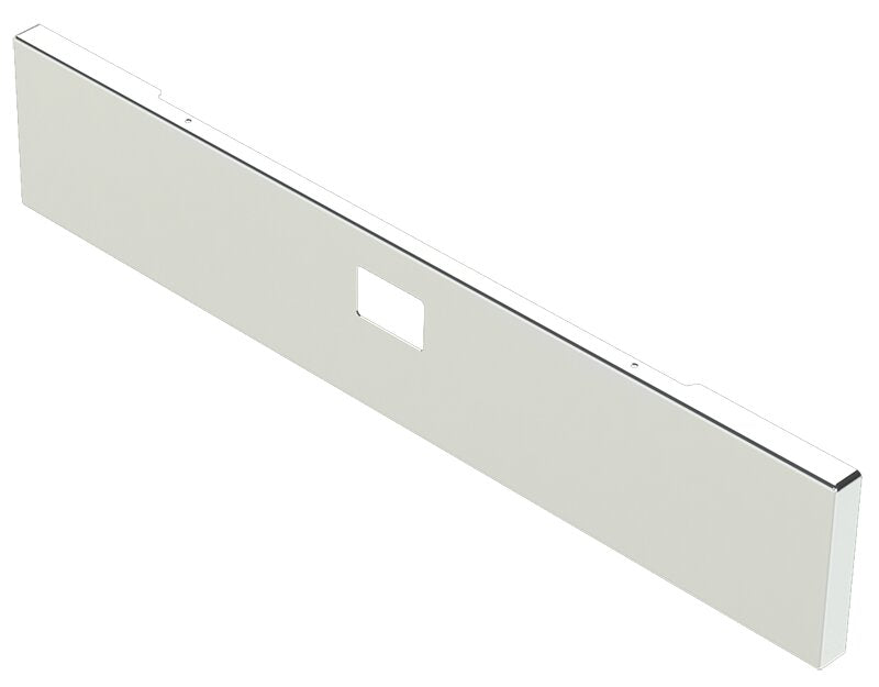 BUMPER FOR PETERBILT 379, 378, 357 1987-2007 18" BOXED END STAINLESS STEEL WITH TOW HOLE & NO MOUNTING HOLES AND WITH UNIVERSAL BRACKETS THAT FIT CB, CQ, FD, FE ,HA, HC, GO