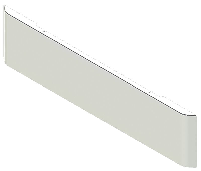 BUMPER FOR PETERBILT 379, 378, 357 1987-2007 22" SQUARE ROLLED END CHROME WITH NO MOUNTING HOLES AND WITH UNIVERSAL BRACKETS THAT FIT CB, CQ, FD, FE ,HA, HC, GO