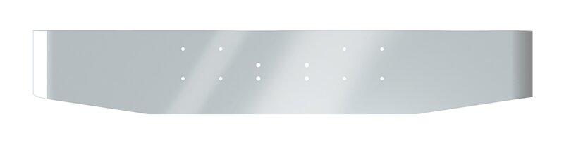 BUMPER FOR PETERBILT LOGGER 1973-1986 16" TAPER ROLLED END CHROME WITH TOW HOLE