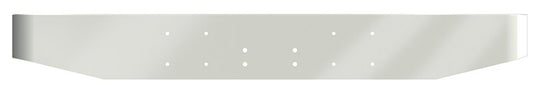 BUMPER FOR PETERBILT LOGGER 1973-1986 12" TAPER ROLLED END CHROME WITH EXTERIOR BOLT ON HITCH HOLES