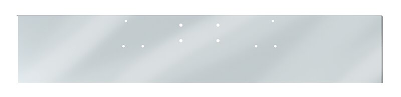 BUMPER FOR PETERBILT LOGGER 1987-2007 18" BOXED END CHROME WITH EXTERIOR BOLT ON HITCH HOLES