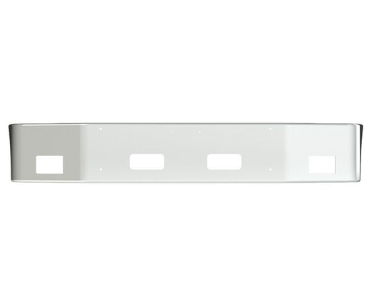 BUMPER FOR PETERBILT 348 SET FORWARD AXLE 2010-2022 12" SET FORWARD AXLE CHROME