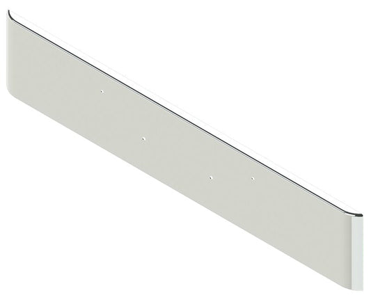 Bumper For KENWORTH, KW, W990, 2018-2026, 18", SQUARE ROLLED END, CHROME, MOUNTING HOLES ONLY, 7ga