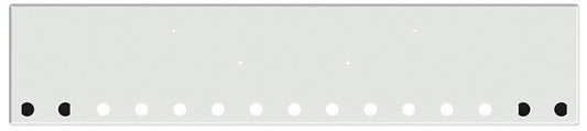 Bumper For KENWORTH, KW, W990, 2018-2026, 20", BOXED END, CHROME, MOUNTING HOLES, LIGHT HOLES, 10ga