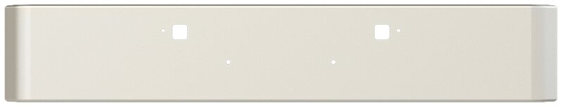 BUMPER FOR PETERBILT 365, 367, 388, 389, 567 2007-2022 16" SQUARE HAND FORM CHROME WITH TOW HOLE, NO CUTOUT ON THE TOP LIP