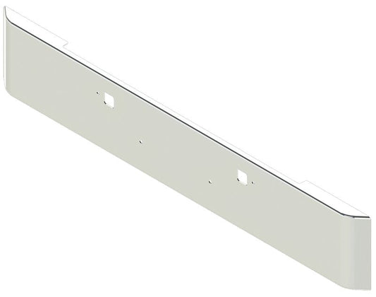 Bumper For KENWORTH, KW, W990, 2018-2026, 18", SQUARE HAND FORM, CHROME, TOW HOLES, 10ga