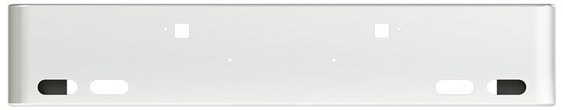 BUMPER FOR PETERBILT 365, 367, 388, 389, 567 2007-2022 18" SQUARE ROLLED END CHROME WITH TOW HOLE AND 4 OVAL HOLES