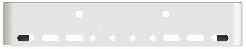 Bumper For KENWORTH, KW, W990, 2018-2026, 18", SQUARE ROLLED END, CHROME, TOW HOLES, LIGHT HOLES, 7ga