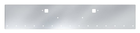 Bumper For KENWORTH, KW, W990, 2018-2026, 18", BOXED END, CHROME, TOW HOLES, LIGHT HOLES, 7ga