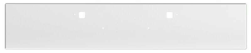 Bumper For KENWORTH, KW, W990, 2018-2026, 18", BOXED END, CHROME, TOW HOLES, 7ga