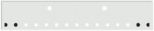 Bumper For KENWORTH, KW, W990, 2018-2026, 18", BOXED END, CHROME, TOW HOLES, LIGHT HOLES, 7ga