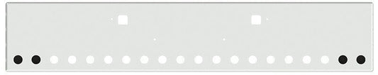 Bumper For KENWORTH, KW, W990, 2018-2026, 18", BOXED END, CHROME, TOW HOLES, LIGHT HOLES, 7ga