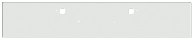 Bumper For KENWORTH, KW, W990, 2018-2026, 18", BOXED END  , CHROME, TOW HOLES, 10ga