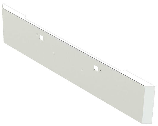 Bumper For KENWORTH, KW, W990, 2018-2026, 20", ROADRUNNER MITRE END, CHROME, TOW HOLES, 10ga