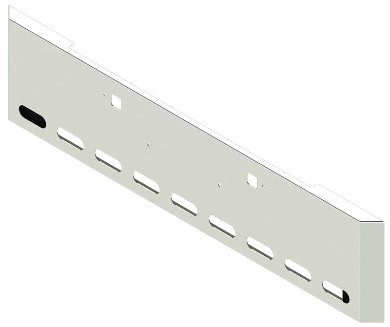 BUMPER FOR PETERBILT 365, 367, 388, 389, 567 2007-2022 22" ROADRUNNER MITRE END CHROME WITH TOW HOLE AND 9 OVAL HOLES