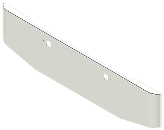 Bumper For KENWORTH, KW, W990, 2018-2026, 22", TAPER HAND FORM, CHROME, TOW HOLES, 10ga