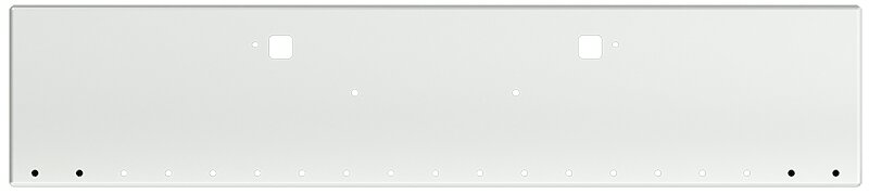 Bumper For KENWORTH, KW, W990, 2018-2026, 20", BOXED END, CHROME, TOW HOLES, LIGHT HOLES, 10ga
