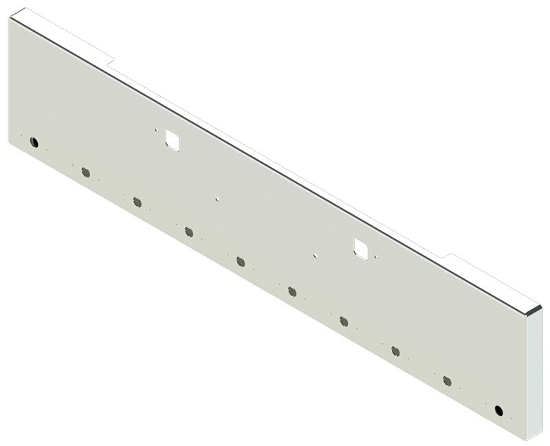 Bumper For KENWORTH, KW, W990, 2018-2026, 20", BOXED END, CHROME, TOW HOLES, LIGHT HOLES, 10ga