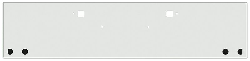 Bumper For KENWORTH, KW, W990, 2018-2026, 22", BOXED END, CHROME, TOW HOLES, LIGHT HOLES, 10ga