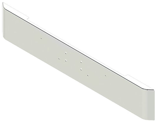 Bumper For KENWORTH, KW, W990, 2018-2026, 16", SQUARE HAND FORM, CHROME, HITCH HOLES, 7ga