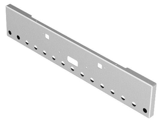 Bumper For KENWORTH, KW, W990, 2018-2026, 18", BOXED END, CHROME, TOW HOLES, STEP HOLES, LIGHT HOLES, 7ga