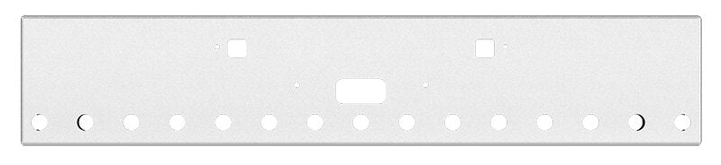 Bumper For KENWORTH, KW, W990, 2018-2026, 18", BOXED END, CHROME, TOW HOLES, STEP HOLES, LIGHT HOLES, 7ga