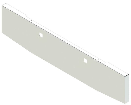 Bumper For KENWORTH, KW, W990, 2018-2026, 20" TO 18", BOXED END TAPER, CHROME, TOW HOLES, BLIND MOUNT, 10ga