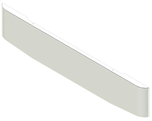 Bumper For KENWORTH, KW, W990, 2018-2026, 18" to 16", TAPER HAND FORM, CHROME, BLIND MOUNT, 7ga