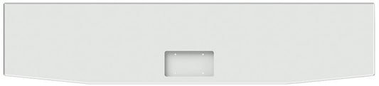 Bumper For KENWORTH, KW, W990, 2018-2026, 20" to 18", AMERICAN EAGLE BOXED END WITH 8" EARS, CHROME, BLIND MOUNT, 10ga