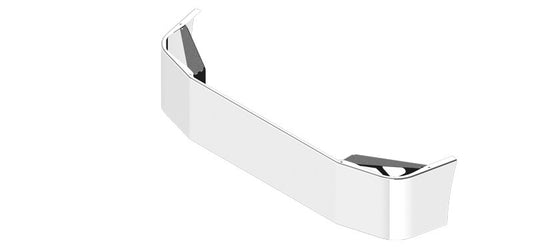 BUMPER FOR PETERBILT 384 SETBACK AXLE 2008-2015 18" SETBACK AXLE CHROME WITH MOUNTING HOLES ONLY