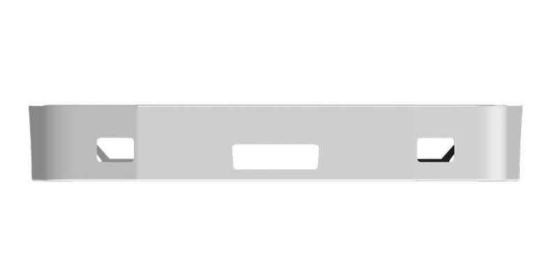 BUMPER FOR PETERBILT 384 SETBACK AXLE 2008-2015 12" TO 14" SETBACK AXLE CHROME