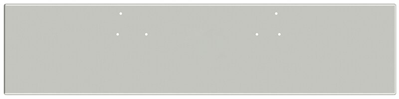 BUMPER FOR WESTERN STAR CONVENTIONAL 1967-1984 22" BOXED END CHROME WITH MOUNTING HOLES ONLY