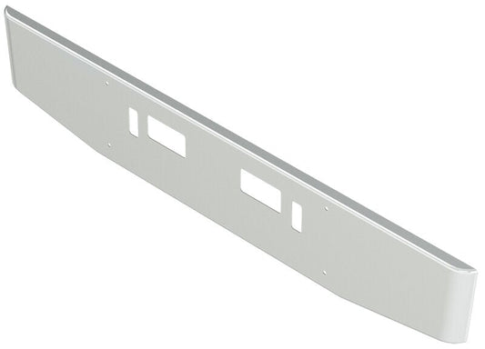 BUMPER FOR WESTERN STAR 4700SF 2008-2022 16" TAPER ROLLED END CHROME WITH TOW HOLE & STEP HOLES