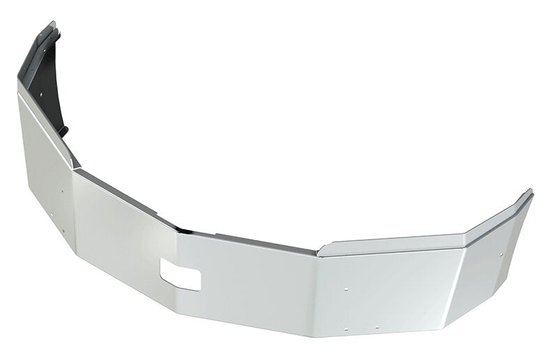 BUMPER FOR WESTERN STAR 5700XE 2015-2022 14" SETBACK AXLE WITH TOP EXTENSIONS CHROME WITH MOUNTING HOLES ONLY