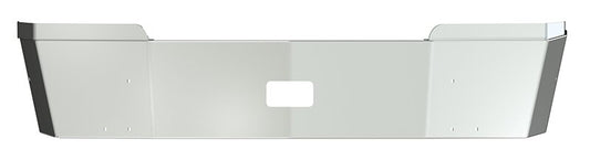 BUMPER FOR WESTERN STAR 5700XE 2015-2022 14" SETBACK AXLE WITH TOP EXTENSIONS CHROME WITH MOUNTING HOLES ONLY