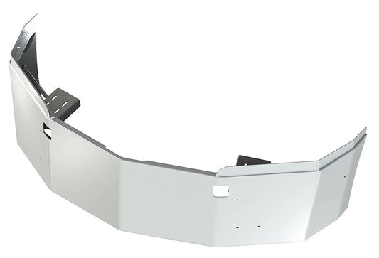 BUMPER FOR WESTERN STAR 5700XE 2015-2022 18" SETBACK AXLE WITH TOP EXTENSIONS CHROME WITH TOW HOLE