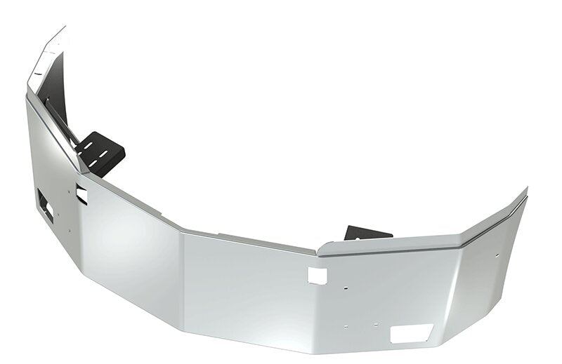 BUMPER FOR WESTERN STAR 5700XE 2015-2022 18" SETBACK AXLE WITH TOP EXTENSIONS CHROME