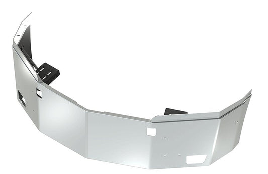 BUMPER FOR WESTERN STAR 5700XE 2015-2022 18" SETBACK AXLE WITH TOP EXTENSIONS CHROME